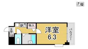 サンライズ長田の物件間取画像